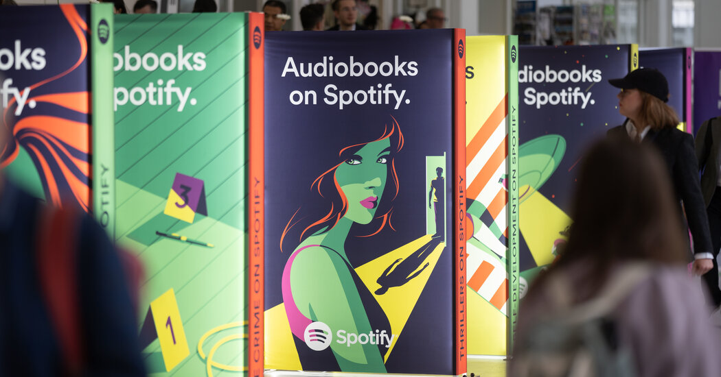 Les livres audio sont en plein essor.  Spotify veut participer à l'action.