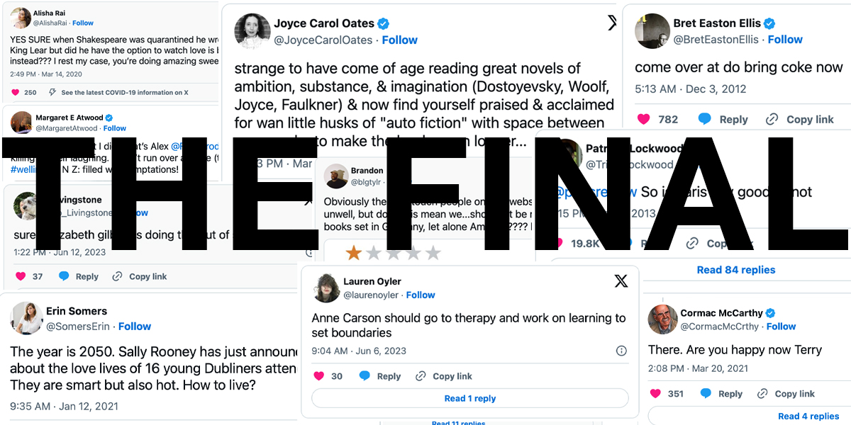 Qu'était-ce que Twitter littéraire ? Le support *Tour de championnat*