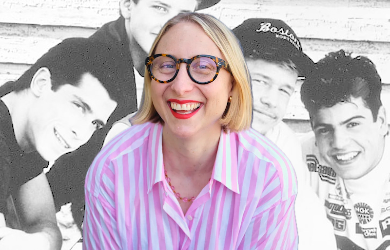 Emma Straub possède un sac banane original New Kids on the Block de 1990