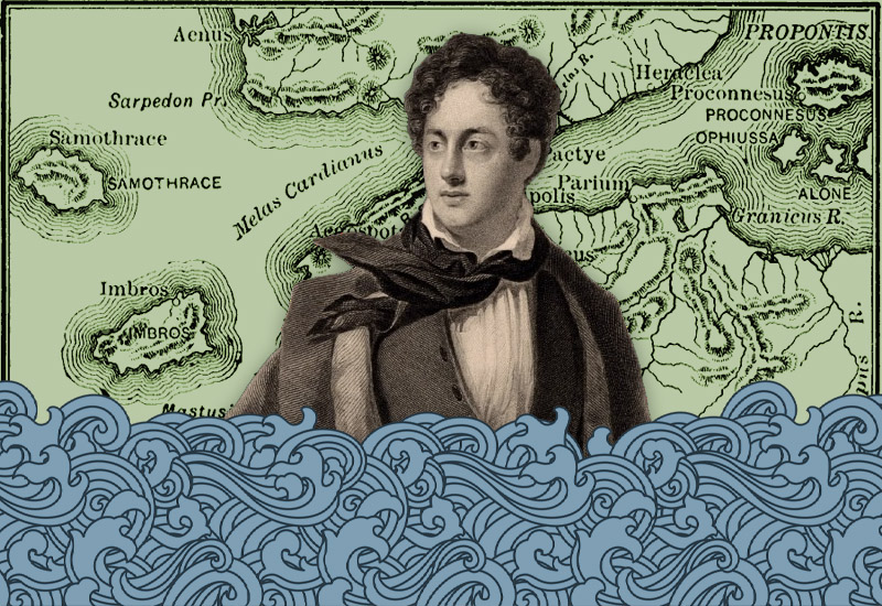 Cette semaine dans l'histoire littéraire : Lord Byron traverse l'Hellespont à la nage