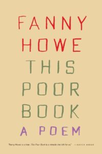 ce pauvre livre de Fanny Howe