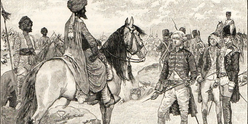 Reddition de Baillie à Hyder Ali, Révolution américaine
