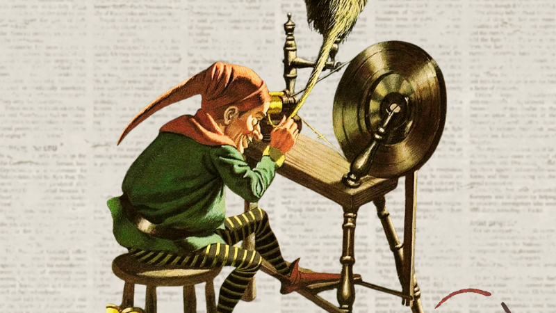 Rumpelstiltskin est mon compagnon d'écriture improbable