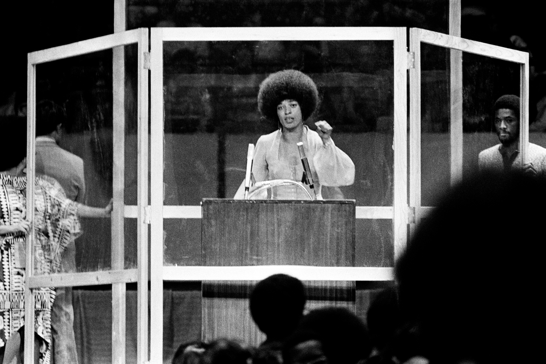 Angela Davis au Madison Square Garden de New York